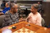 Senior residents at Simon C. Fireman Community in Randolph, MA enjoy each other’s company.