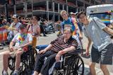 Group picture at the 2024 Pride Parade