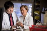 Two doctors working together