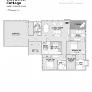 Floorplan for NewBridge Cottage