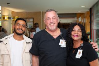 3 nurses standing together