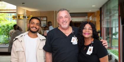 3 nurses standing together