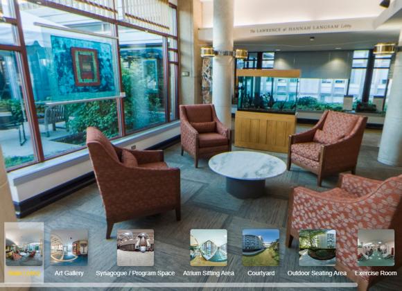 Take a virtual tour of Hebrew Rehabilitation Center - Boston.
