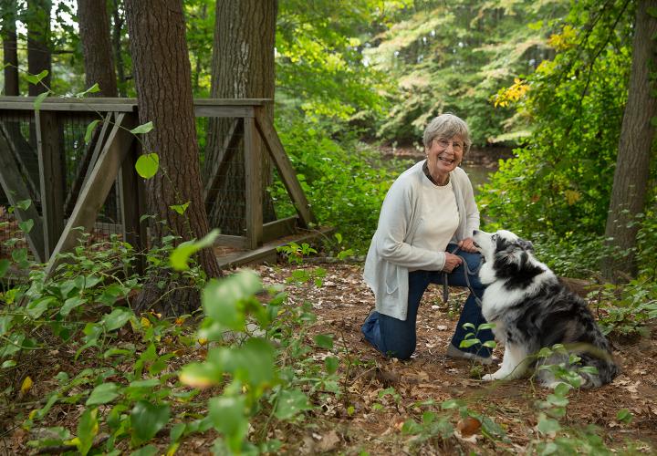 Orchard Cove resident, Mim Reisberg